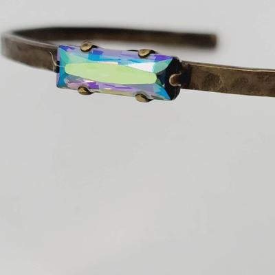 Vibrant Aurora Borealis Blue Stone Bracelet Sorelli 