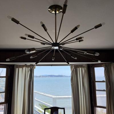 Sale Photo Thumbnail #50: vintage mcm chandelier 