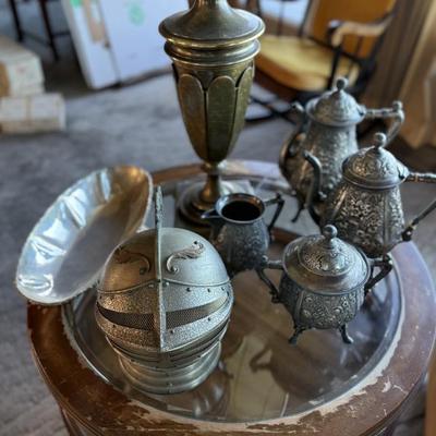 Sale Photo Thumbnail #6: Knight helmet liquor cabinet 