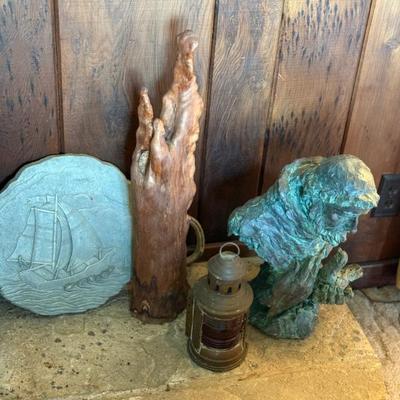 Sale Photo Thumbnail #2: Sculptured cypress wood home decor 