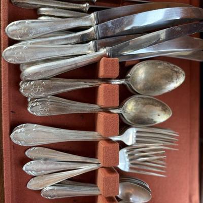 Sale Photo Thumbnail #9: Sterling set 