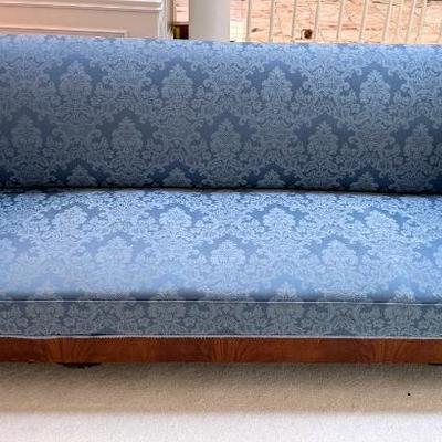 Empire style wood framed sofa