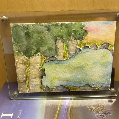 Watercolor and art books 