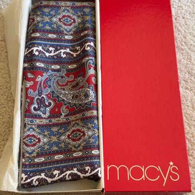Christian dior silk and wool scarf