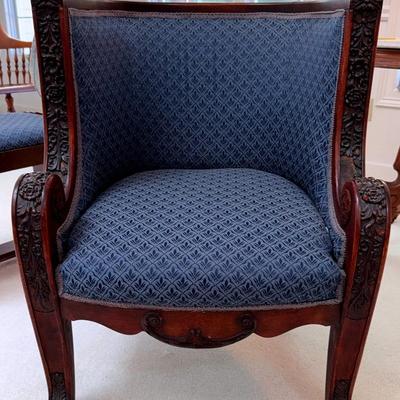 Empire style tub chair