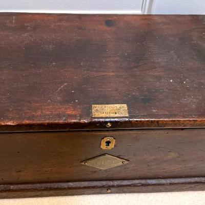 Antique wooden box