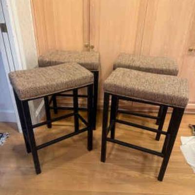 Tempo institutes metal upholstery bar stools