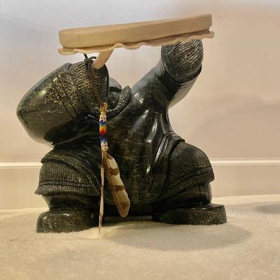 Inuit Drummer Sculpture