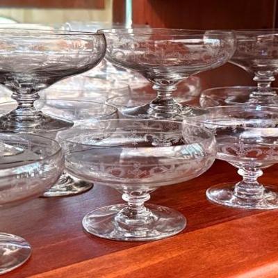 Vintage stemware to repurpose