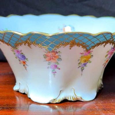 Antique dresden bowl