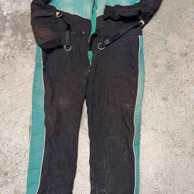 Vintage design 500 greenblack racing jumpsuit