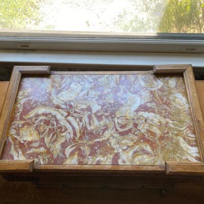 Sale Photo Thumbnail #41: High-End Danby Furniture Marble top, butterfly sides, Bar/coffee Cart.