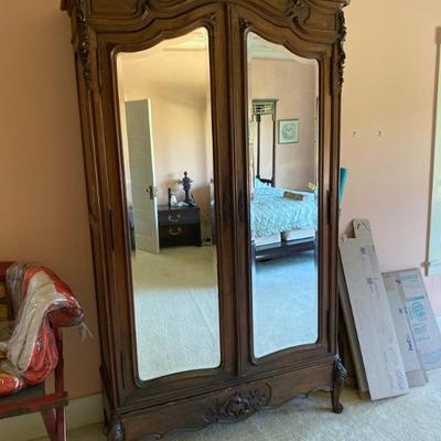 Sale Photo Thumbnail #23: Antique French armoire