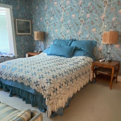 Sale Photo Thumbnail #104: Beautifully hand crafted bed coverlet. 