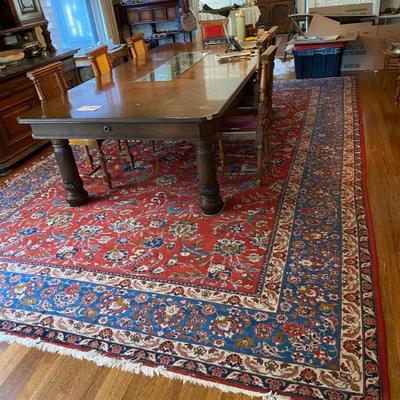 Sale Photo Thumbnail #48: Antique/Vintage Persian and Turkish, hand tufted, Area rugs. (table/chairs not available)