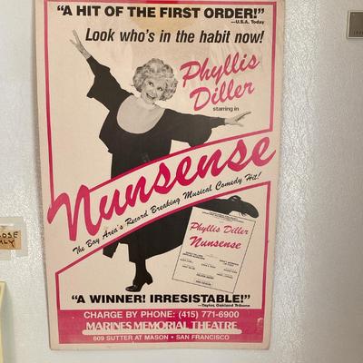 Sale Photo Thumbnail #123: Classic Phyllis Diller Nunsense Poster