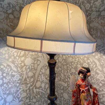 Sale Photo Thumbnail #95: Vintage Bronze Floor Lamp 3D Dragons. Pretty awesome and unique. 
