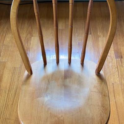Windsor-Style Wooden Chair