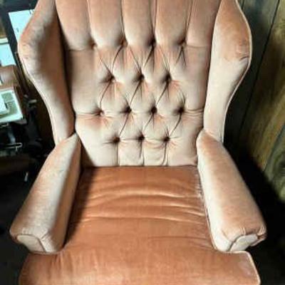 Upholstered Accent Chair - Pink - Manufactured In NC