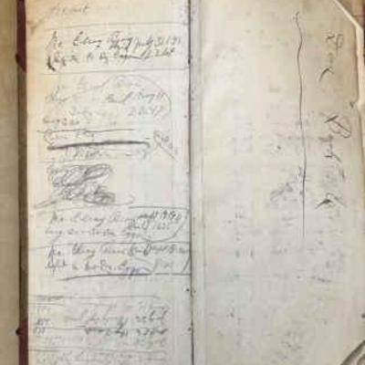 Vintage Accounting Register - 1911
