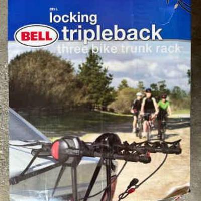 Bell Locking Tripleback 3-bike Rack