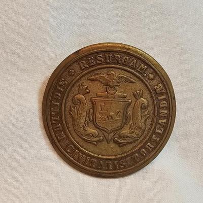 Portland Maine Antique Police Hat Badge...