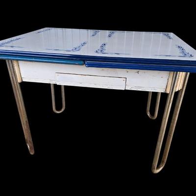 Enamel Top Table
