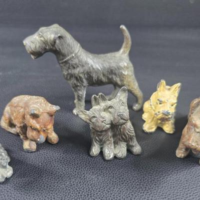 Cast Metal Terrier Lot