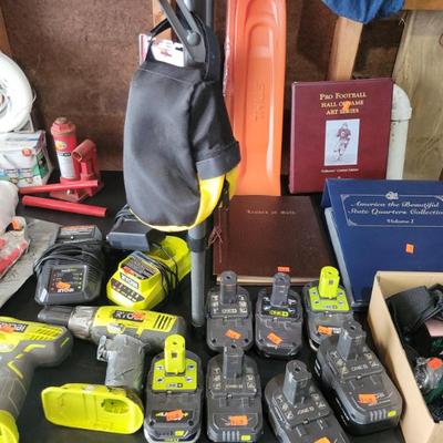 Sale Photo Thumbnail #247: Ryobi Batteries / Tools / and Charges 