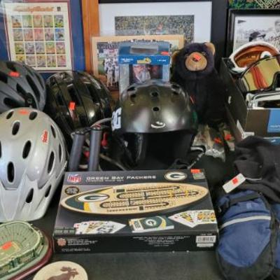 Sale Photo Thumbnail #42: Helmets, Goggles and Sports Memorabilia 
