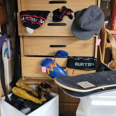 Sale Photo Thumbnail #149: Vintage Snow gear and Dresser 