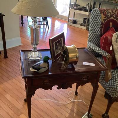 Sale Photo Thumbnail #42: $125 end table 28"H 25"W 18"depth