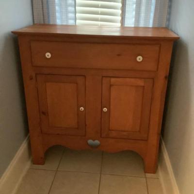 Sale Photo Thumbnail #89: $150 pine cabinet 2 drawer, 2 door 37"H 36"W 16"depth