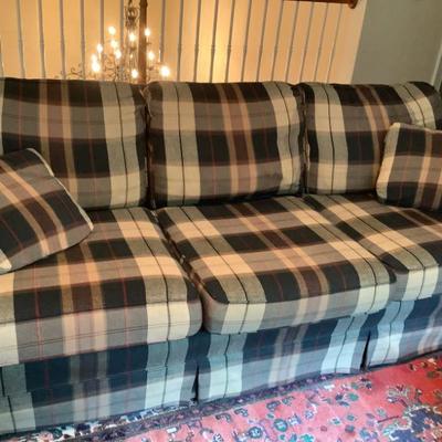 Sale Photo Thumbnail #100: $99 plaid couch 