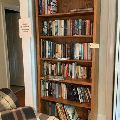 Sale Photo Thumbnail #102: $65 bookcase 6 shelves 83"H 36"W 12"depth (one of two bookcases) 
