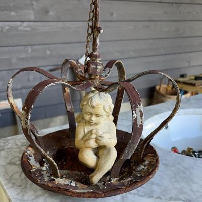 Cupid and Crown Decor