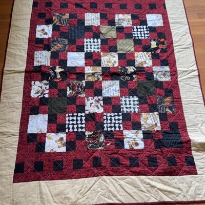 Entertainment Themed Quilted Lap Blanket 