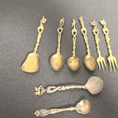 Figural Spoons & Olive Forks 