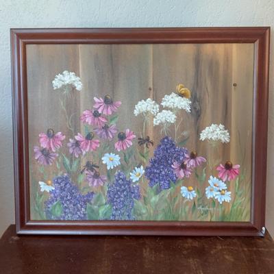 Canvas Flower Painting