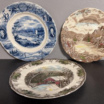 Collection of Johnson Bro's Plates 