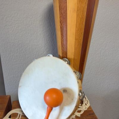 Bongo Drum and Tambourine
 
