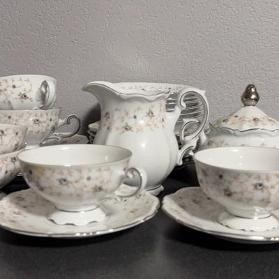 Mitterteich Bavaria "Lady Linda"  Coffee/Tea Service 