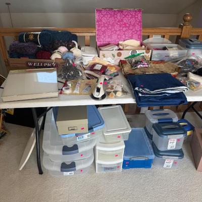 Sale Photo Thumbnail #21: sewing/quilting notions and fabric