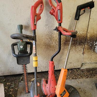 Weed Eaters And Hedge Trimmer