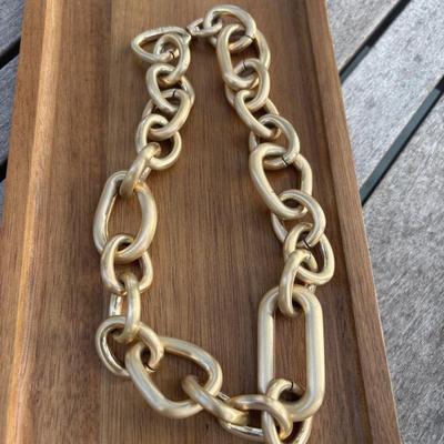 Sale Photo Thumbnail #166: $75 Cult Gaia chunky gold necklace 
