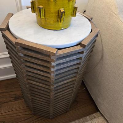 Sale Photo Thumbnail #30: $375 Charlotte side table 25"H 17"diameter 