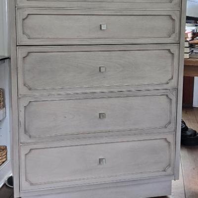 Sale Photo Thumbnail #76: $995 Van Guard Mercer tall chest, 5 drawers 52"H 37"W 19"depth 