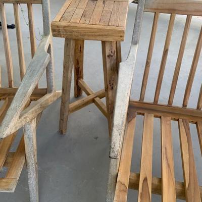 Sale Photo Thumbnail #128: $95 reclaimed plant stand 30"H 12" x 12'