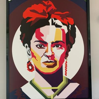 Sale Photo Thumbnail #145: $325 Frida Kahlo Pop Art 50"H 39"W