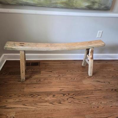 Sale Photo Thumbnail #22: $275 wooden bench 20"H 51"W 9"depth